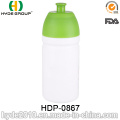 Garrafa de água exterior plástica livre por atacado de BPA, garrafa de água plástica do esporte do PE (HDP-0867)